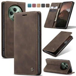 Flip Wallet Case for OPPO Reno 12/12Pro 5G/Reno 12F 4G/5G/12FS 5G, Leather Magnetic Folio Cover with Card Holder,Shockproof Case