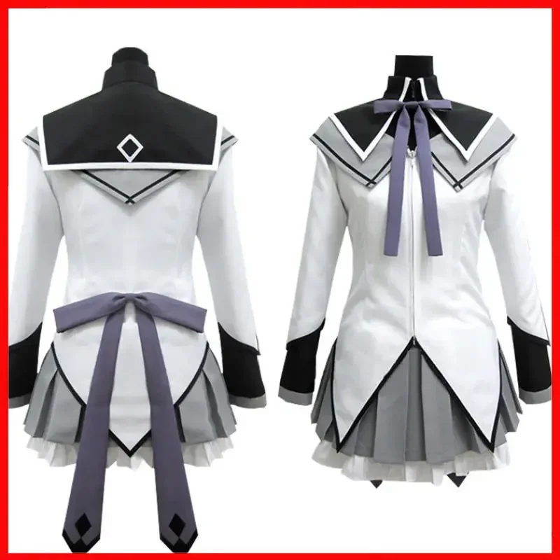 Akemi Homura Cosplay Skirt Anime Magical Girl Puella Magi Cosplay Costume Fighting Uniform Wig Suit Halloween Costumes for Women