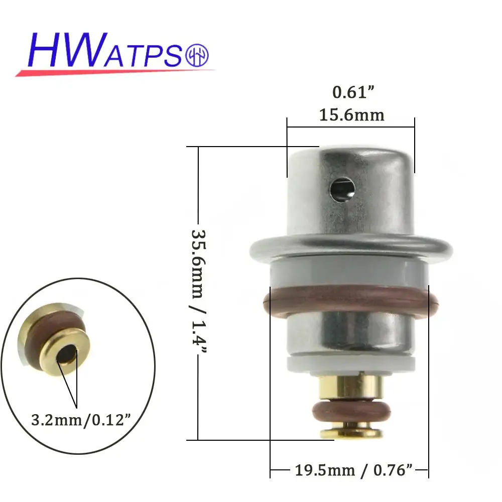 HWATPS For Chevrolet Spark Matiz 1.2L 2011-2014 Auto Engine Fuel Pressure Regulator Accessories PR4203 13582544 11280E DS11280