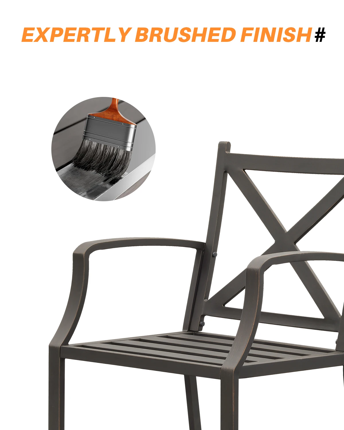 طقم طعام مريح فاخر مكون من 7 قطع مع وسائد قابلة للإزالة، سهل التجميع، شحن أمريكي مجاني للأثاث المنزلي الخارجي