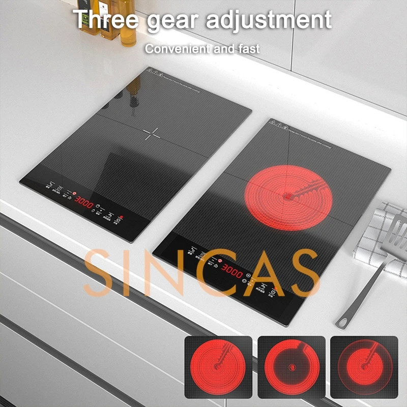 3000W  Embedded Induction Cooker Single Stove Electric Ceramic Stove Multifunctional Commercial High Power Household Fire Boiler