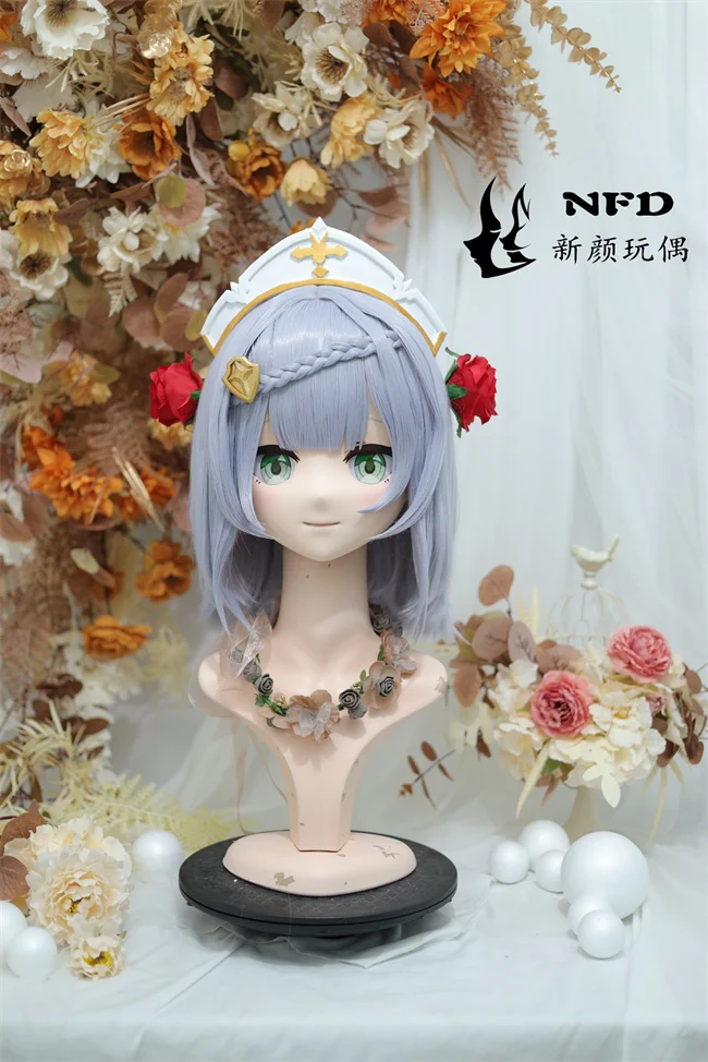 

(NFD42-28)Customize Full Head With Lock Crossdress Doll Female/Girl Japanese Anime Cartoon Character Kig Cosplay Kigurumi Mask