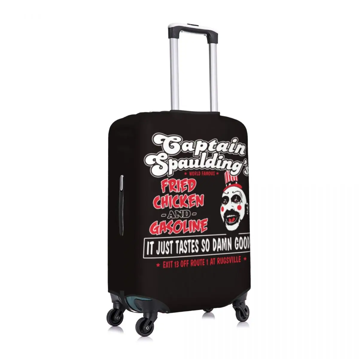 مخصص الكابتن سبولدينج للرئيس غطاء الأمتعة بيت مرن من 1000 جثة حقيبة سفر أغطية حماية البدلة #2