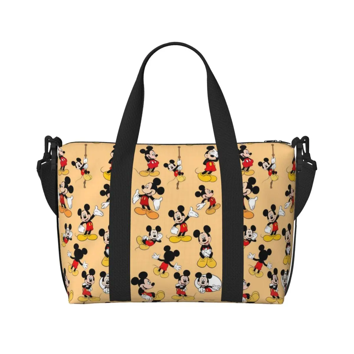 

Custom Large M-Mickey M-Mouse Collage Tote Bag Women Anime Cartoon Shopper Shoulder Gym Beach Travel Bag