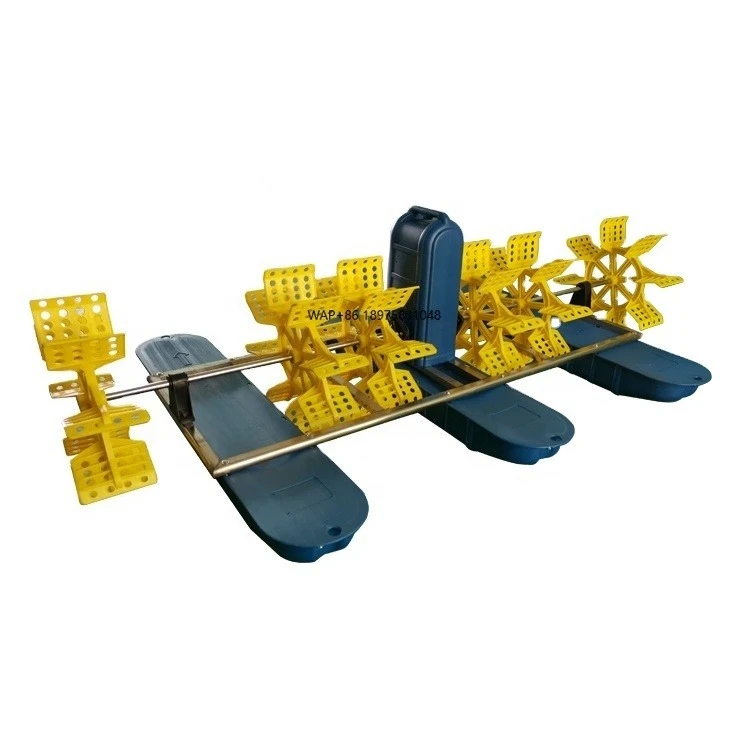 Professional digital automated fish farming equipment 6 impellers Paddle wheels Pond windmills Aerato