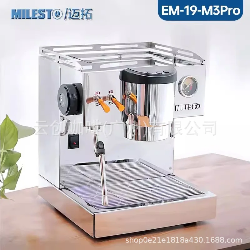 W*.様 Milesto Espresso Machine エスプレッソマシン EM-19-M3PRO Italian MILESTO/Maxtor semi-automatic coffee machine