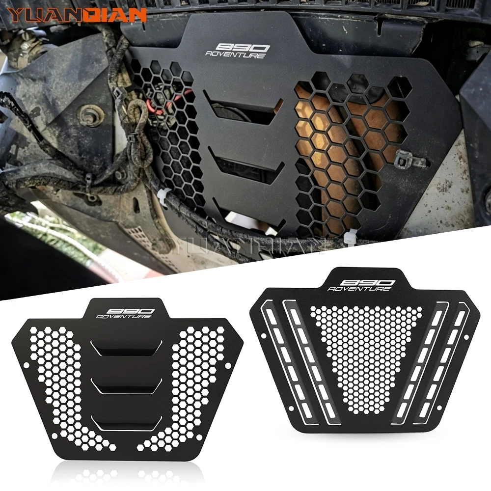 Für 790 890 ADV 790 890 Adventure S R 2019-2022 2023 2024 2025 2026 Motorrad-Motorschutzplatte Abdeckung Downpipe-Gitter-Schutz
