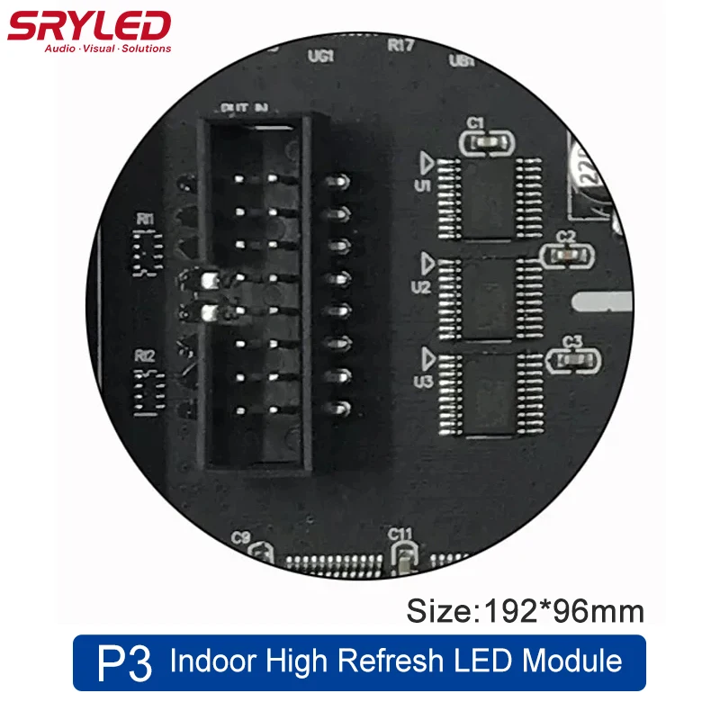 Panel de píxeles RGB P3, pantalla HD, matriz de puntos 64x32, módulo Led SMD2121, pantalla interior, pared de vídeo a todo Color, tablero de