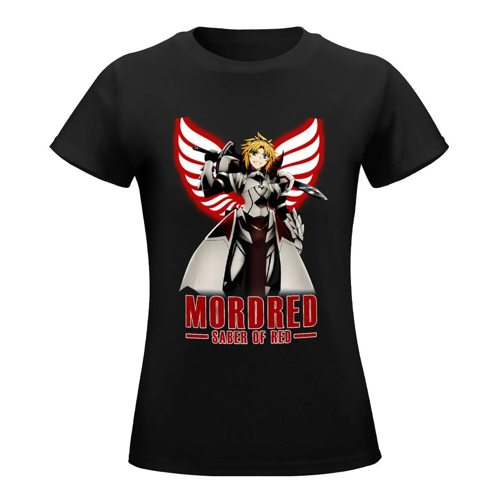 Mordred - Saber of Red T-Shirt cute clothes lady clothes oversized workout shirts for Women