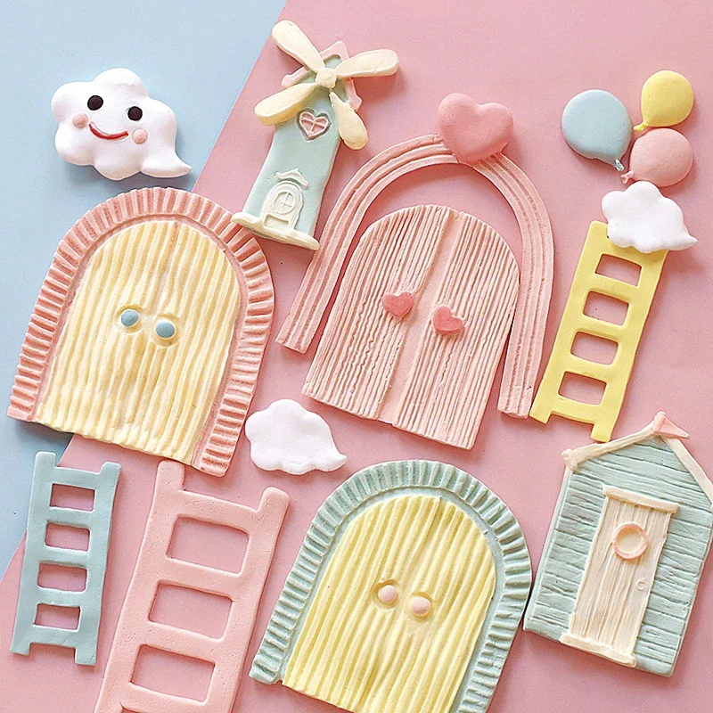 

Cartoon Love Windmill Cabin Baking Cake Silicone Mold Fondant Chocolate Molds Silicone Cake Decoration Accesories