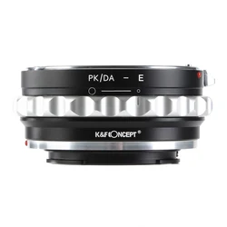 K&F Concept DA to E Lens Adapter for Pentax DA Mount Lens to Sony E a5000 a6000 A7C A7C2 A1 A9 A7S A7R2 A73 A7R4 A7R5