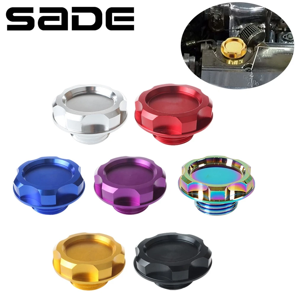 Aluminum Alloy Oil Cap Gas Engine Oil Fuel Filler Cap Tank Covers For Honda Civic Car Modification