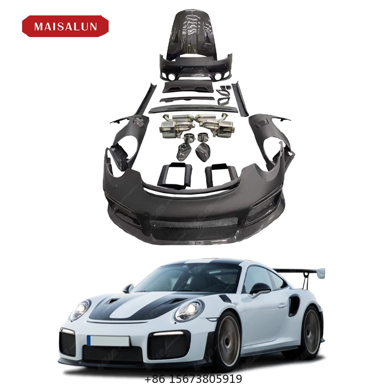 Tune GT2 RS Conversation Body Kit for  911 991/991.2 Car Bumpers Fender Hood Spoiler Car Autostyling