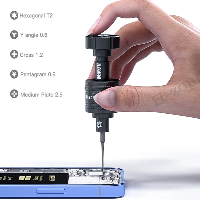 Monteur Air Pro Max Hoge Hardheid Schroevendraaier Cross Y-Type Torx 0.6 Demonteren Mobiele Telefoon Horloge Tablet Reparatie Openingtool