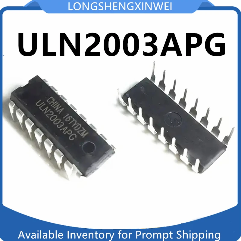 1 Stuks Uln2003apg Dip-16 Transistor Hoge Huidige Drive Originele Uln2003ag