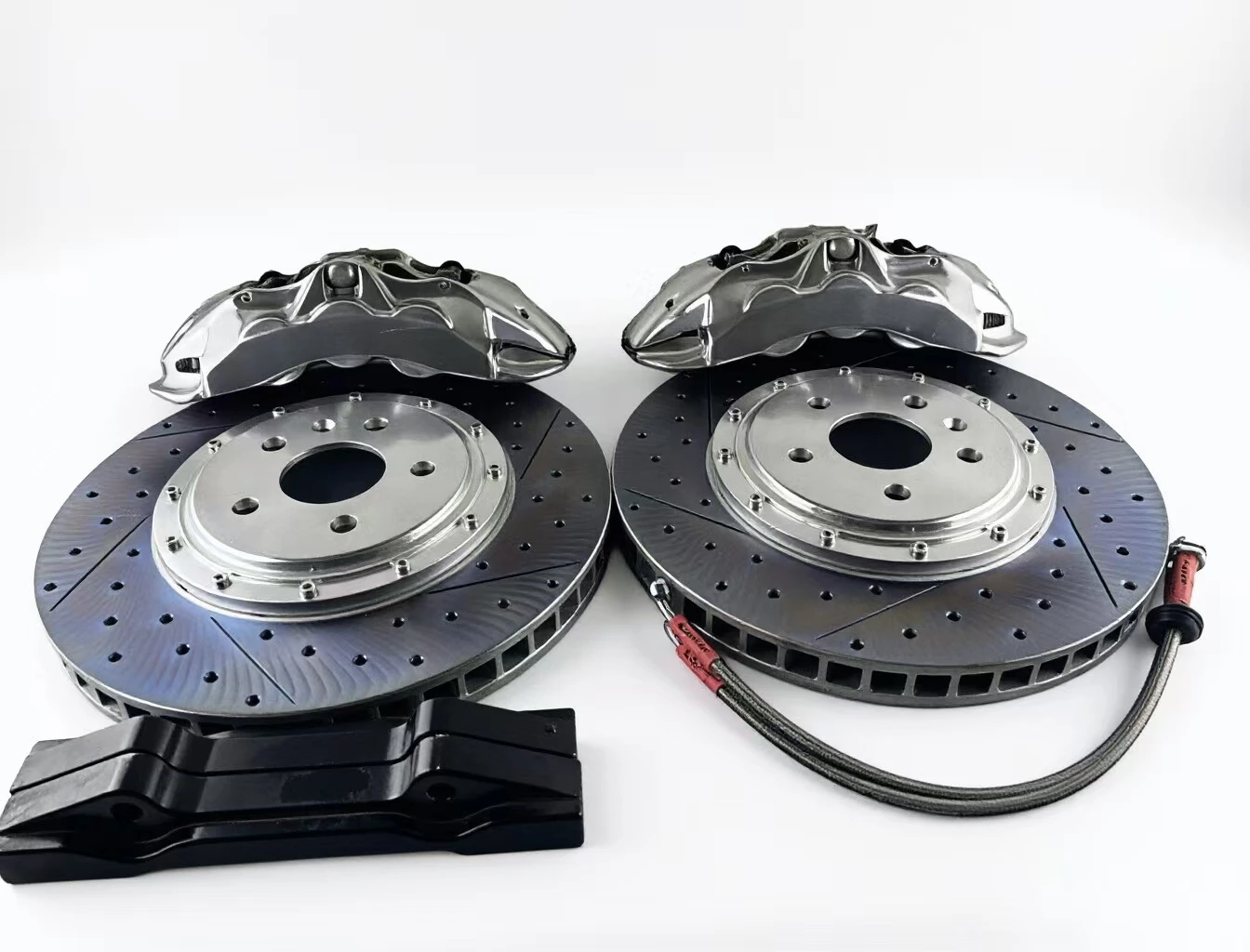 6 Pistons Front Brake Calipers Customized Logo Aluminum OEM 100% Tested New for Quattroporte