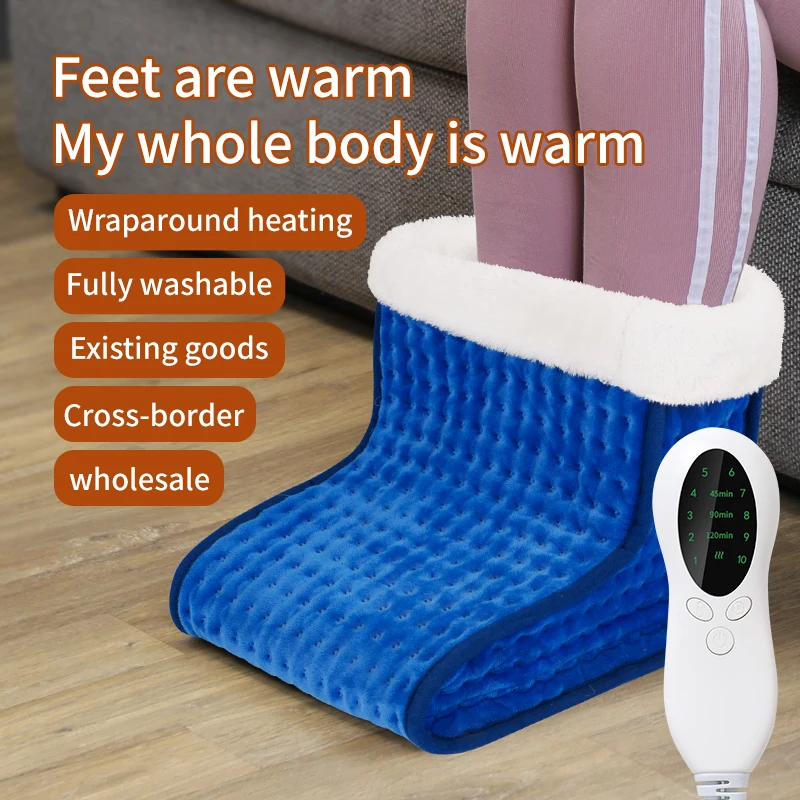 Electric Double-Sided Foot Warmer Men and Women's Under Desk Heating Foot Massager