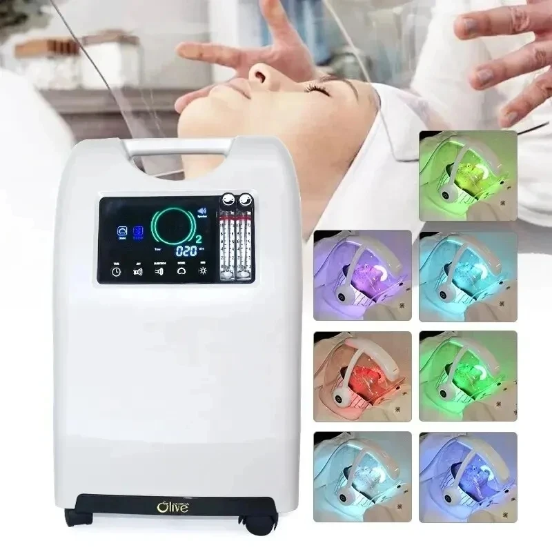 Professional 3 In 1 Super Maquinas Facial Oxygenated Machine H2o2 Hyperbaric Whitening Jet Peel Facial Machine