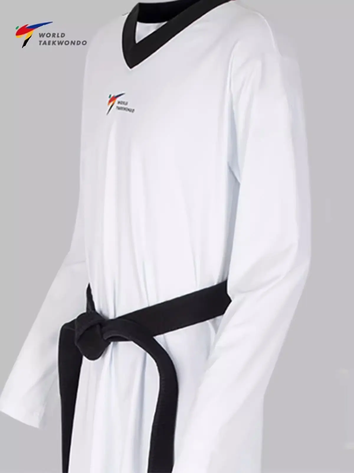 

The latest MOTO stretch tight quick-drying taekwondo suit unisex children's adult competition suit fighting suit 150-210cm