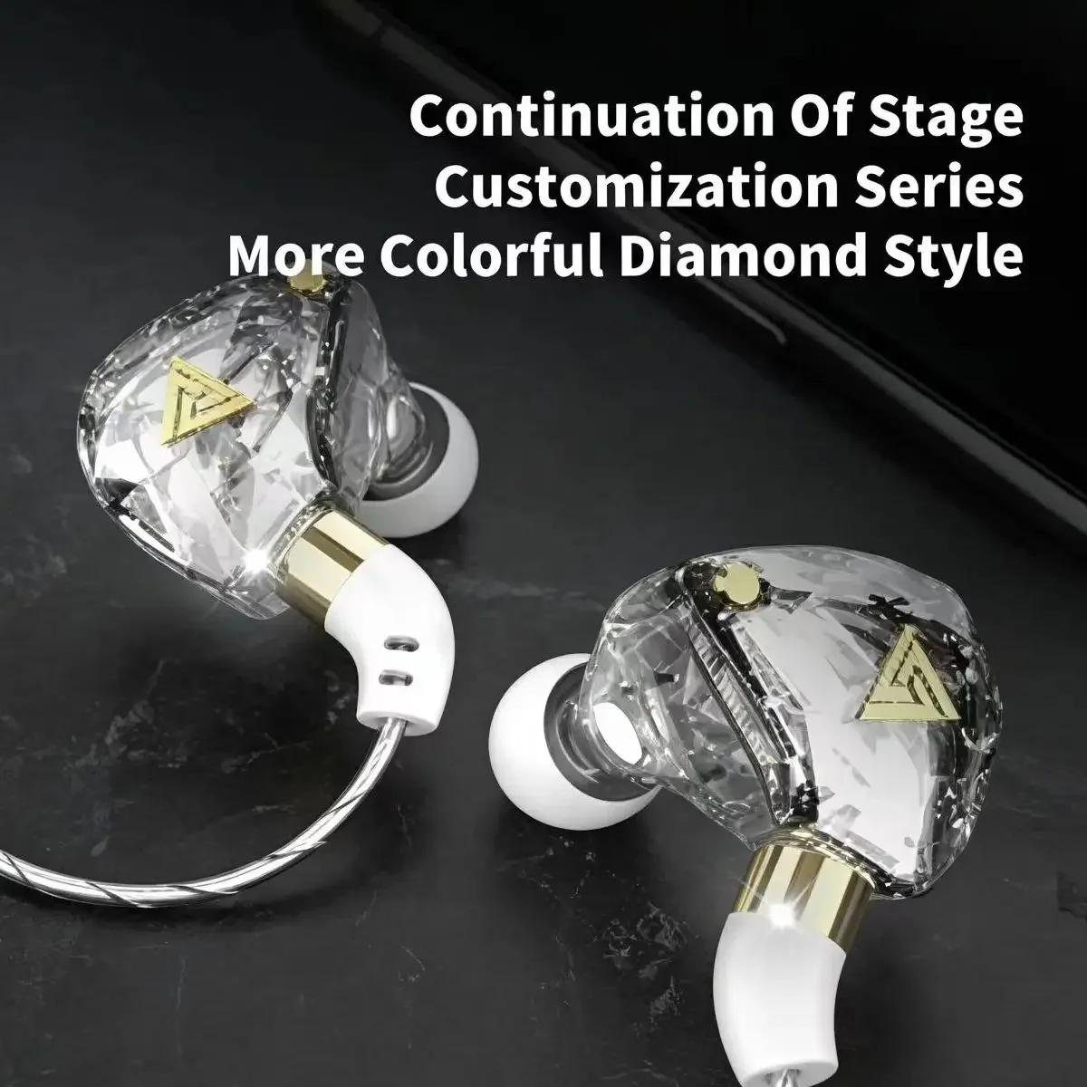 

QKZ-SK8 Subwoofer Gaming Earphones with Remote Control And Microphone Sports In-Ear Headset for Computer