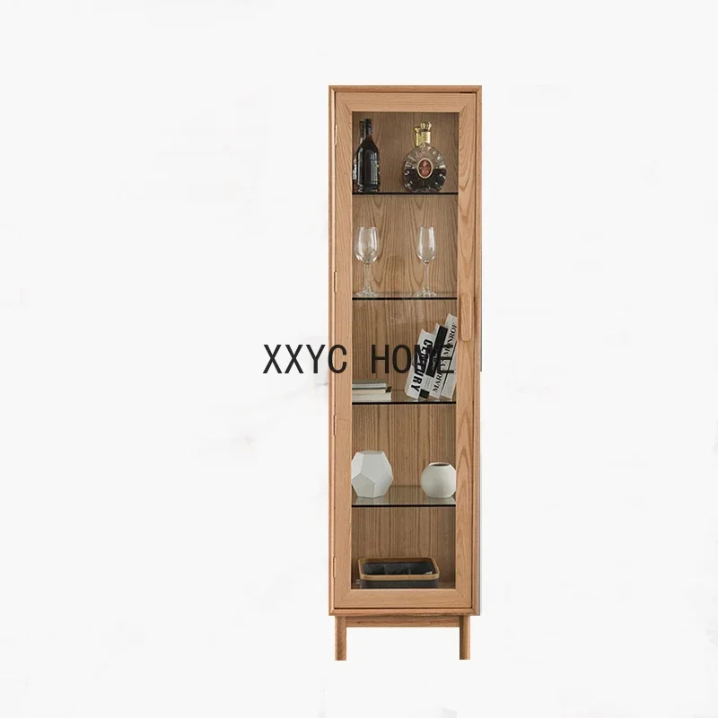 Bookcase Modern Storage Wine Cabinet Simple Hand-Made Display Cabinet