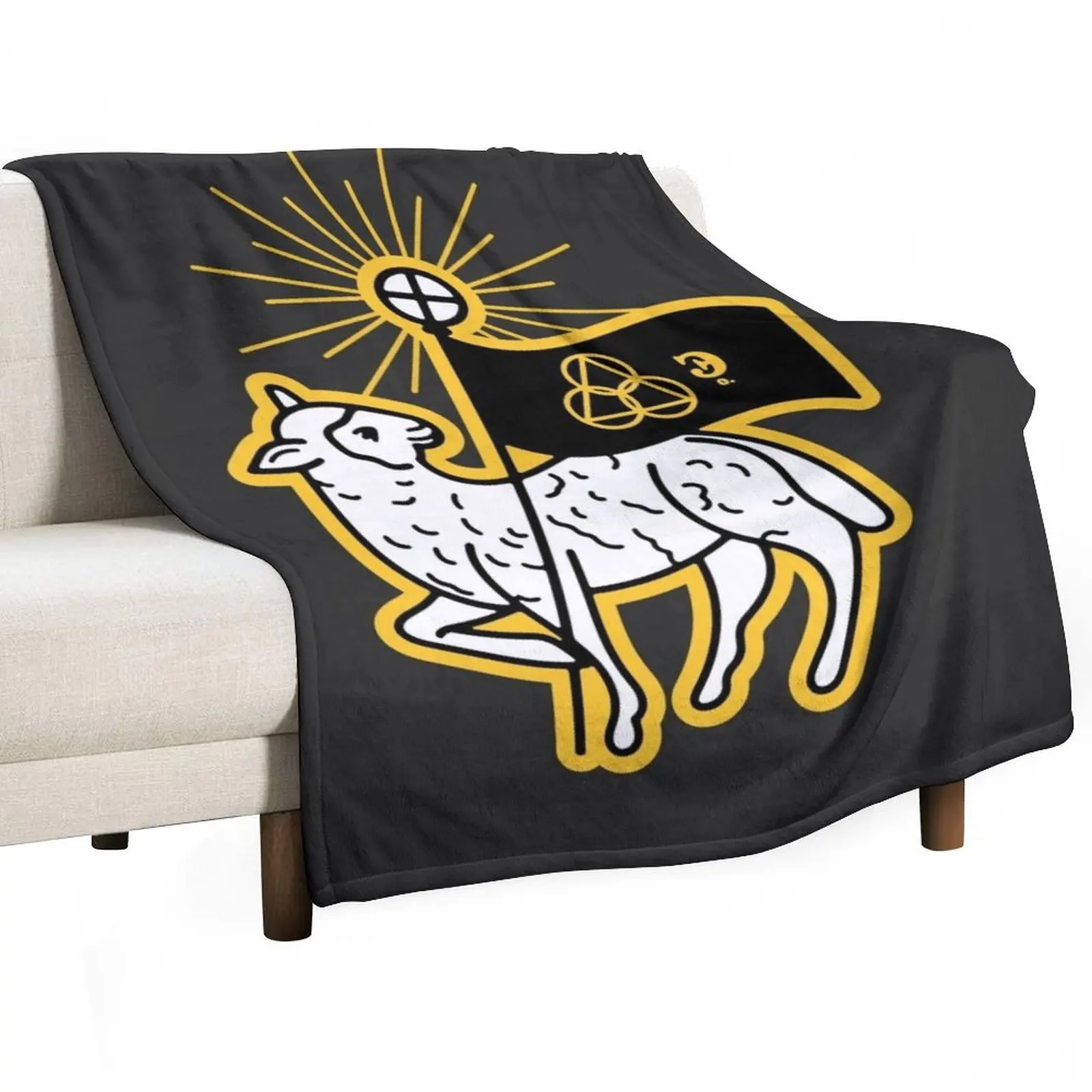 

Agnus Dei Throw Blanket Comforter Thins Decorative Sofas Blankets