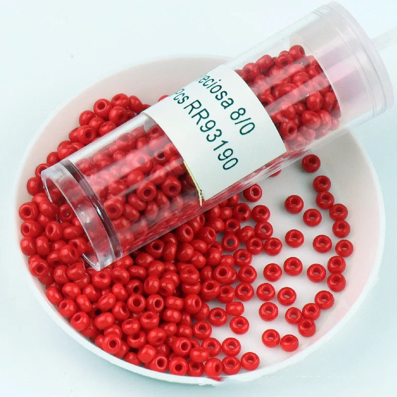 Meistverkaufte Perlen Material Original Baoshi Osha Saatperlen 10g/Flasche 8/0 Opake Baoshi Osha Perlen für DIY Alle Arten von Handarbeiten – Detail 3