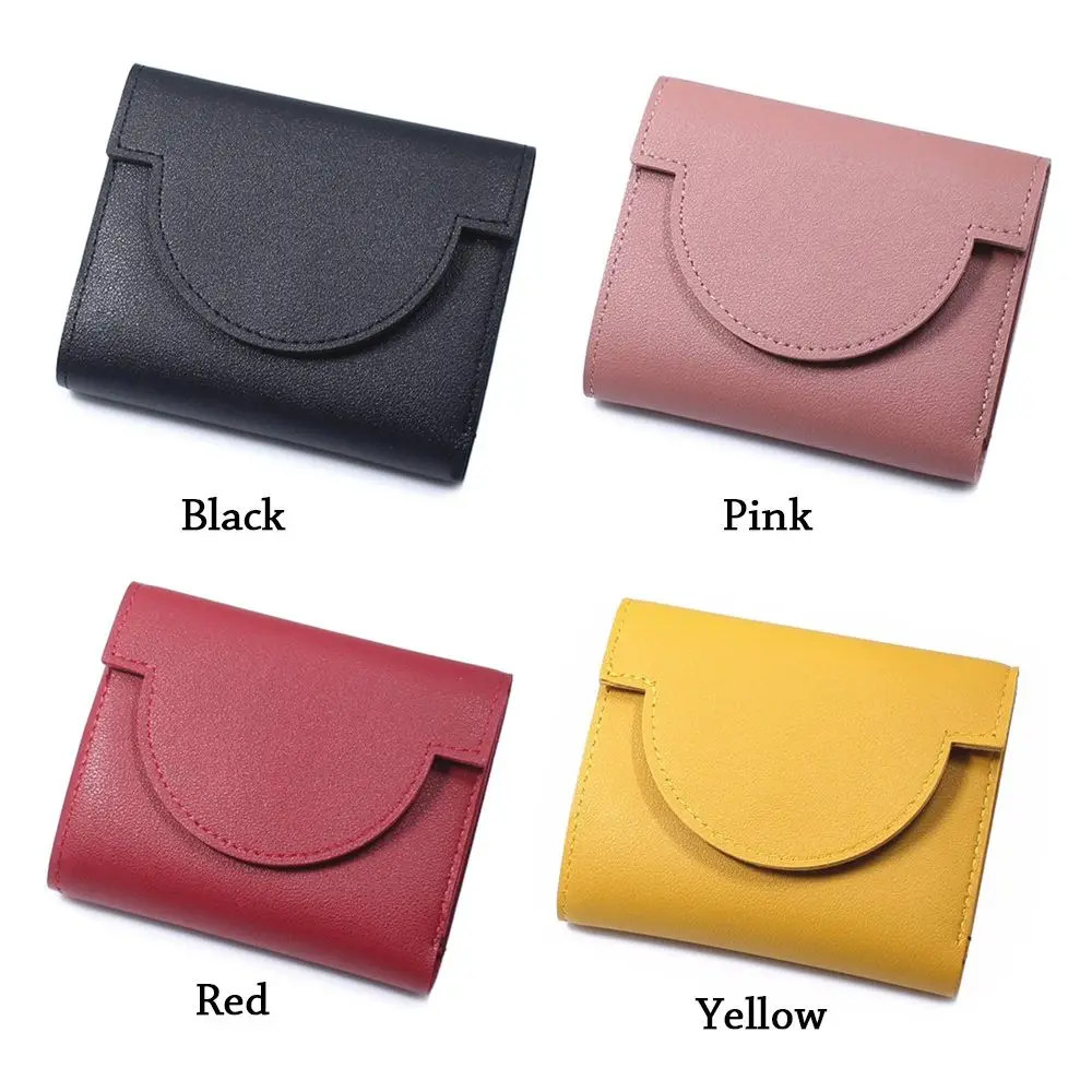 Fashion Leather Card Holder Purse Coin Purse Money Bag Short Wallet