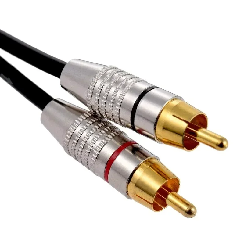 ANPWOO Rca Line Audio Line 2RCA To XLR Canon Male/female Double Lotus To Canon Audio Cable 0.3 Meters Three-core