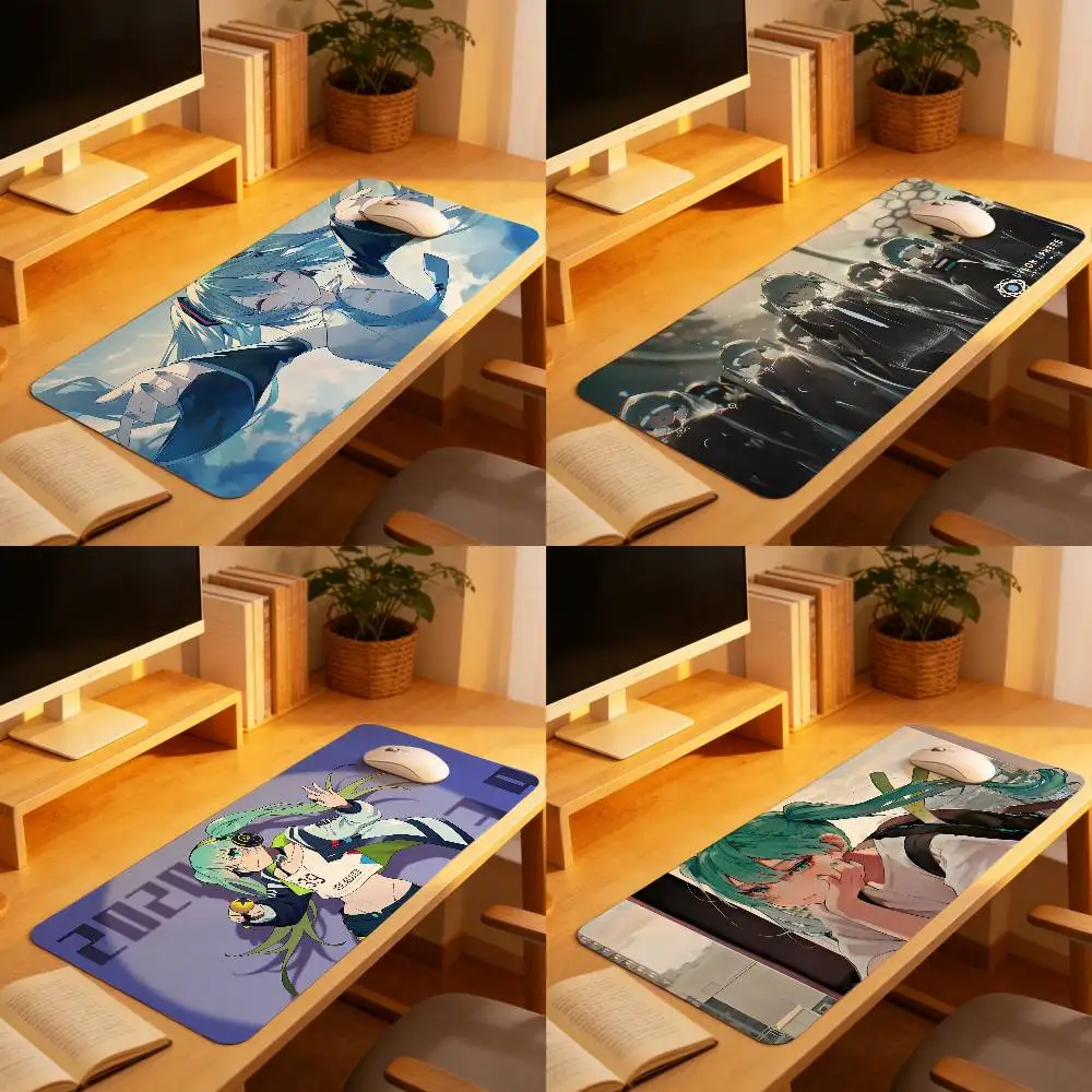 H-Hatsune M-Miku Mouse Pad Computer Mat Deskpad Laptop Keyboard Mat Office Large Landscape Mousepad view 6
