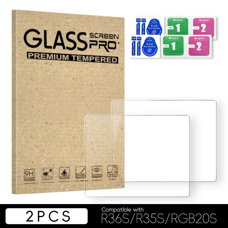 For R36S Gaming Console Protective Film for R36S/R35S/RGB20S 3.5-inch Screen Glass Film Accessories