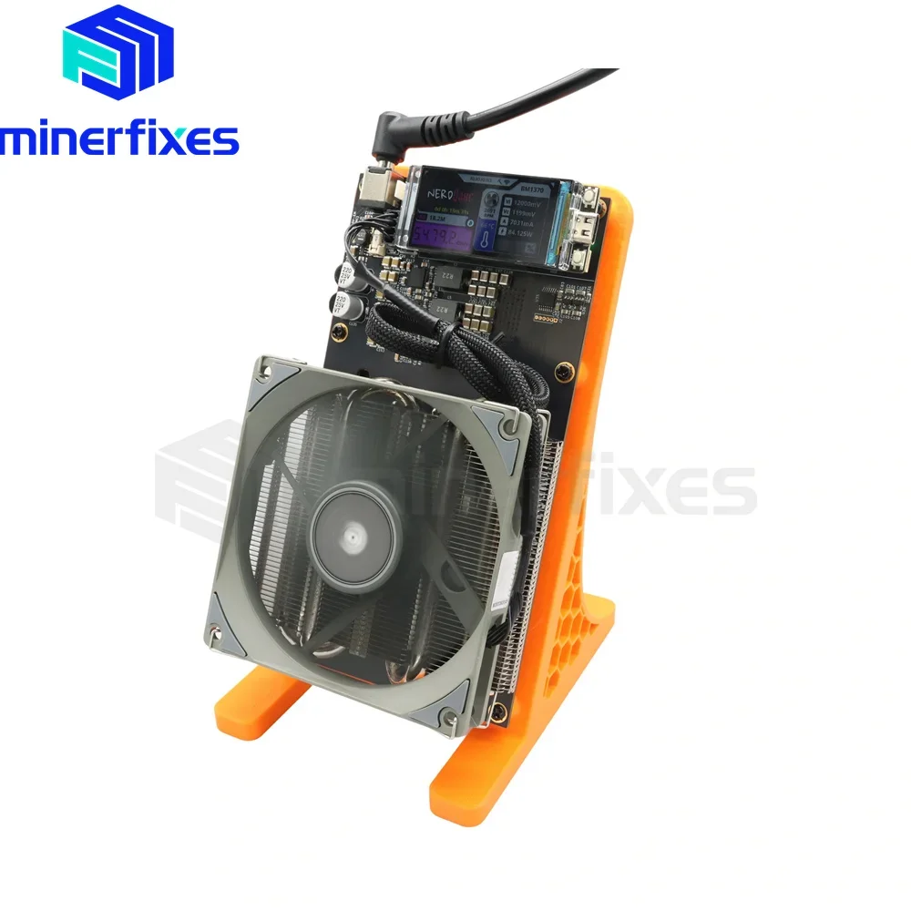 Bitcoins Miner NerdQaxe++ ASIC Miner 4.8TH/s 75W Home Bitcoin Open Source Miner BTC Miners Crypto Miners Bitcoin Mining Machine