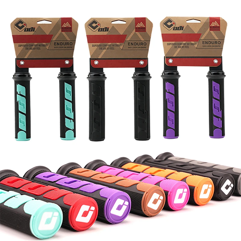 Poignées de guidon ODI RG98 Grips MTB Lock-On, antidérapantes, absorption des chocs, poignées de vélo de descente, poignées de vélo de montagne, pièces de guidon 22,2 mm