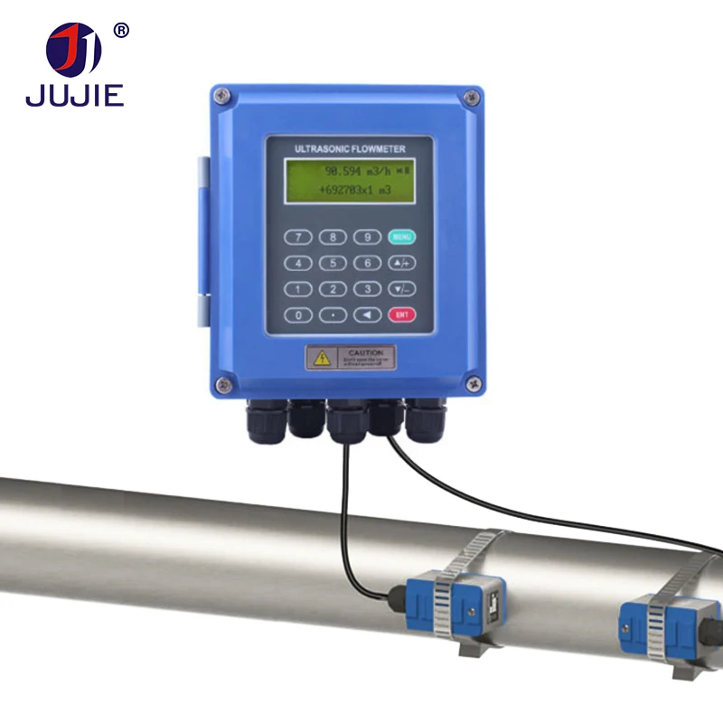 

Ultrasonic Flow Meter Portable Flowmeter for Water Oil Gasoline Liquid Measure 4-20mA