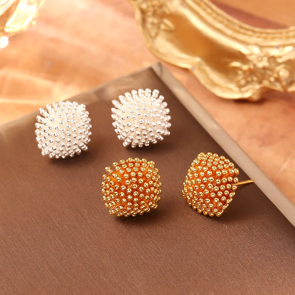 

Stylish and exquisite metal, cold style, simple and personalized earrings, high-end and versatile earrings, niche design earring