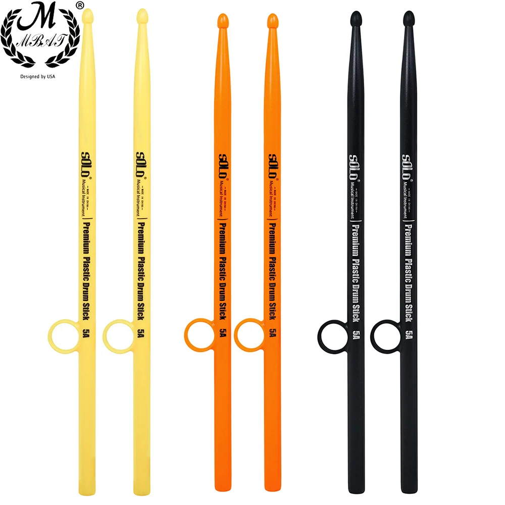 

M MBAT 1 Pair Fancy 5A Drumsticks Anti-fall Drum Sticks Non-slip ABS Drumstick Accessories For Drum Player Drum Beginner Band