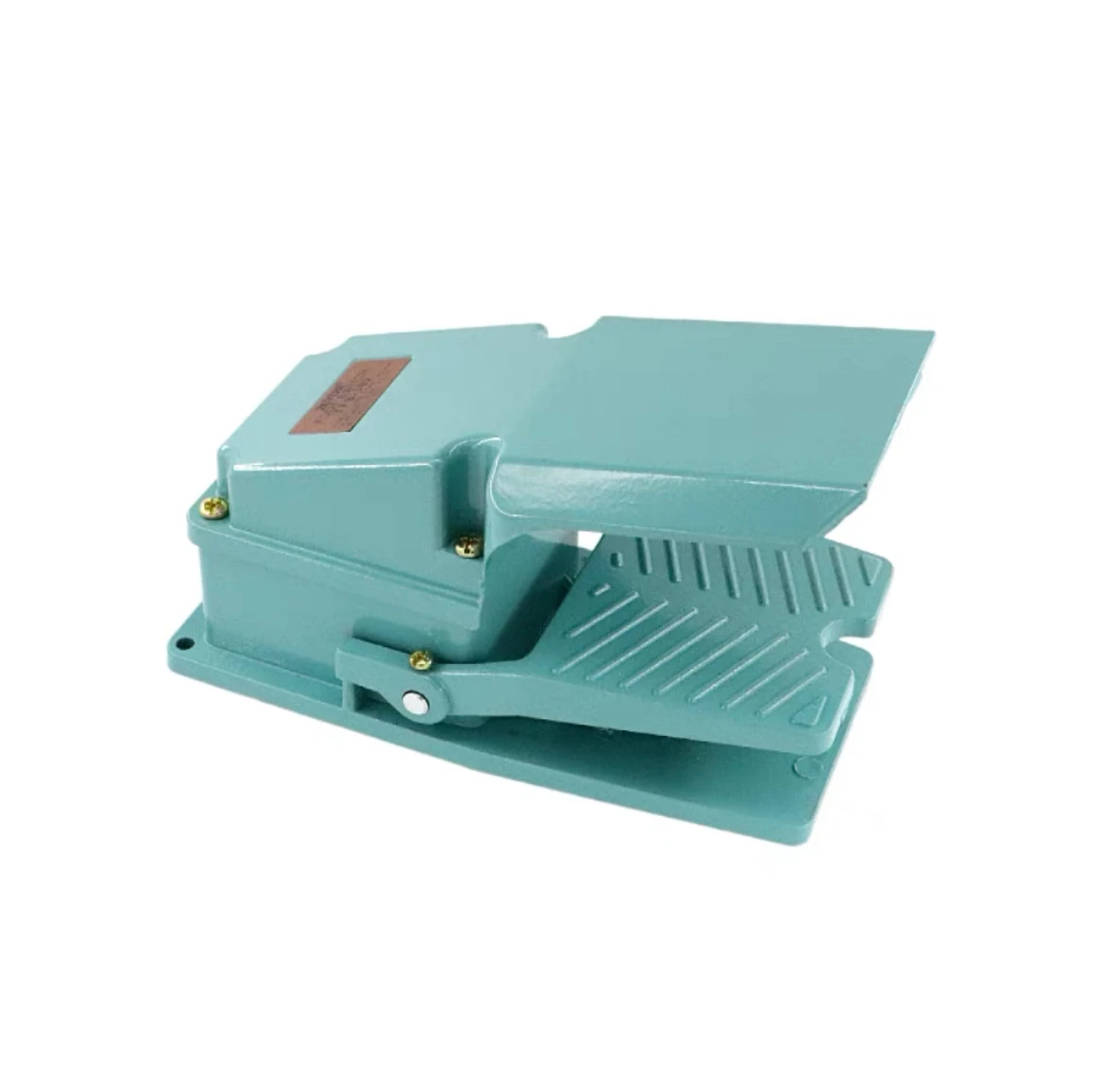 With protective cover machine tool foot switch TFS-302 aluminum shell punch press foot pedal switch controller LT4