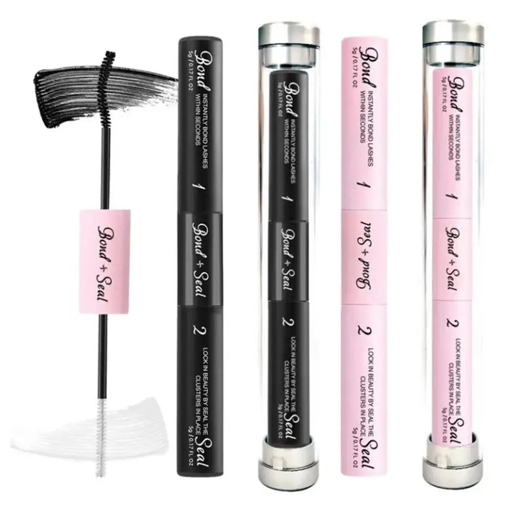Double End Lash Glue Lash Clusters Glue Lash Glue Bond And Seal Strong Hold Double Tube Lashes Glue Eyelash Extensions Glue