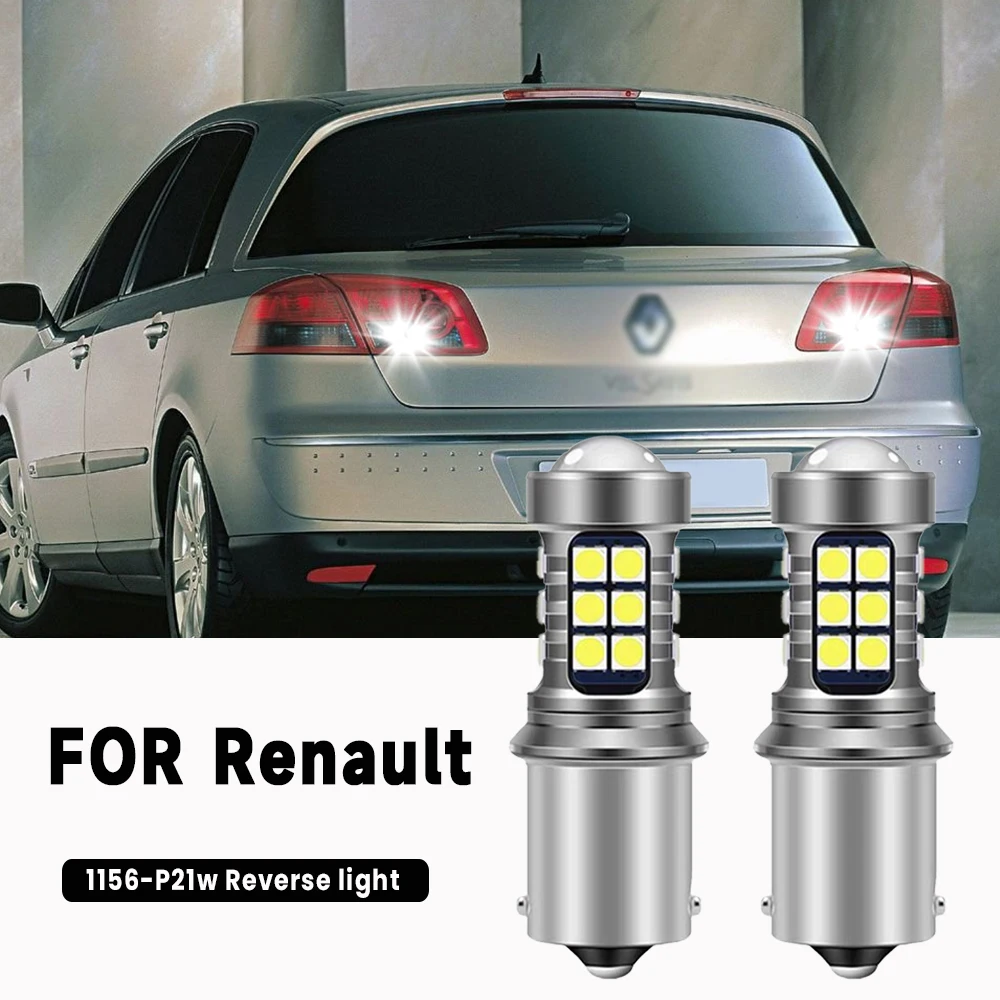 

2pcs LED Backup Light Reverse Lamp Blub Canbus Accessories For Renault Vel Satis 2002-2010 2003 2004 2005 2006 2007 2008 2009