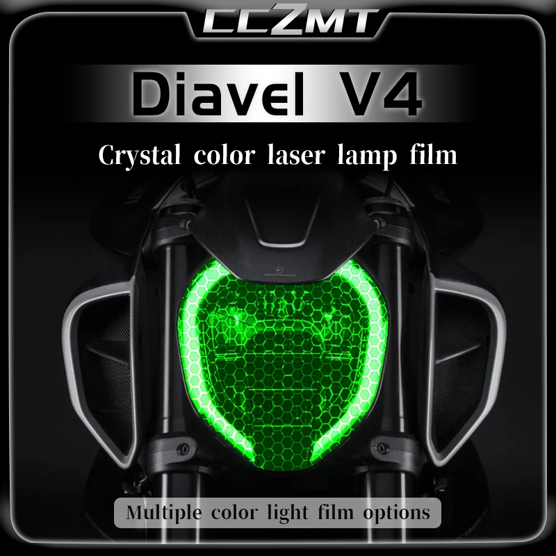 

For Ducati Diavel V4 V 4 2023 Film Honeycomb Laser Light Film Headlight Tail Light Protection Film Accessories Modification