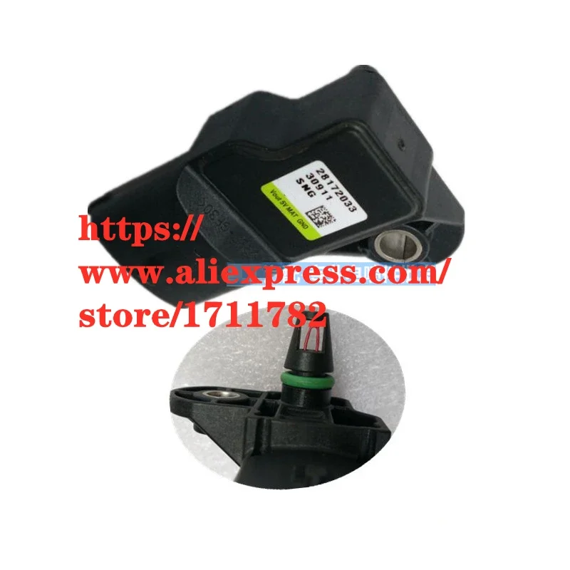 Engine Intake Air Pressure Sensor For Chery Tiggo 1.6S DVVT Supercharged Intake Air Pressure Sensor 28172033