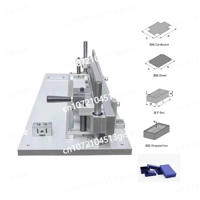 Manual Rigid Box V U Shape Grooving Machine for Cardboard MDF Paper Grey Board Chipboard Slotting Cutting Making Sample  Groove