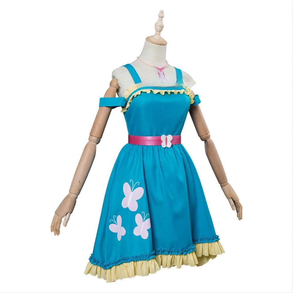 Anime dos desenhos animados pequeno pônei vestido de princesa cosplay traje moda uniforme roupa festa de natal de halloween linda saia de princesa