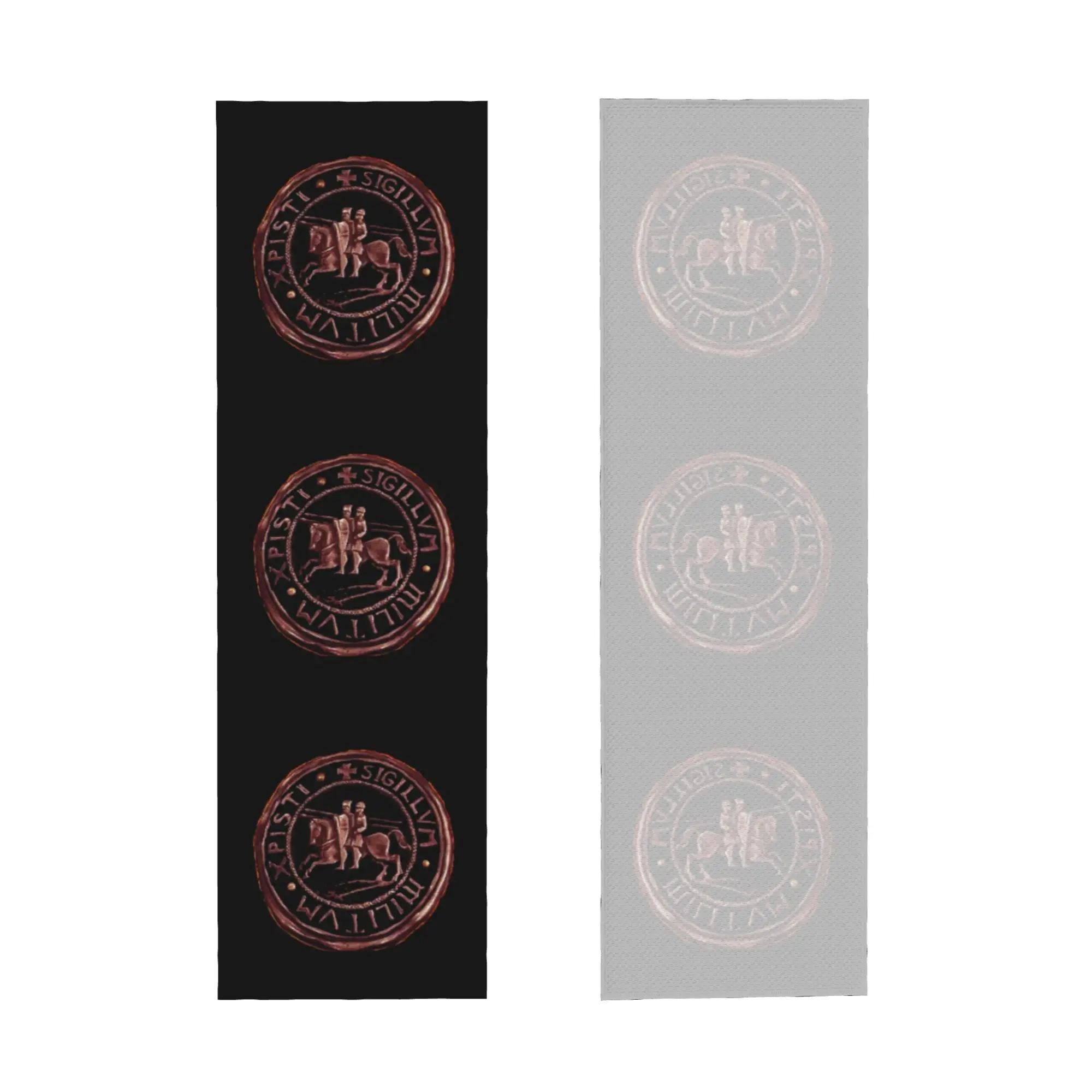 Knights Templar Seal Cross Deus Vult Cold Exercise Towel Crusader Yoga And Fitness Running Outdoor Activities Travelling Towels
