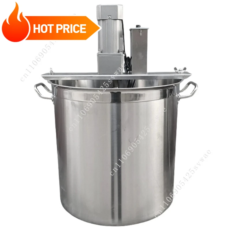 

Small stainless steel automatic cooking machine electric cooking mixer for hot pot seasoning fried rice