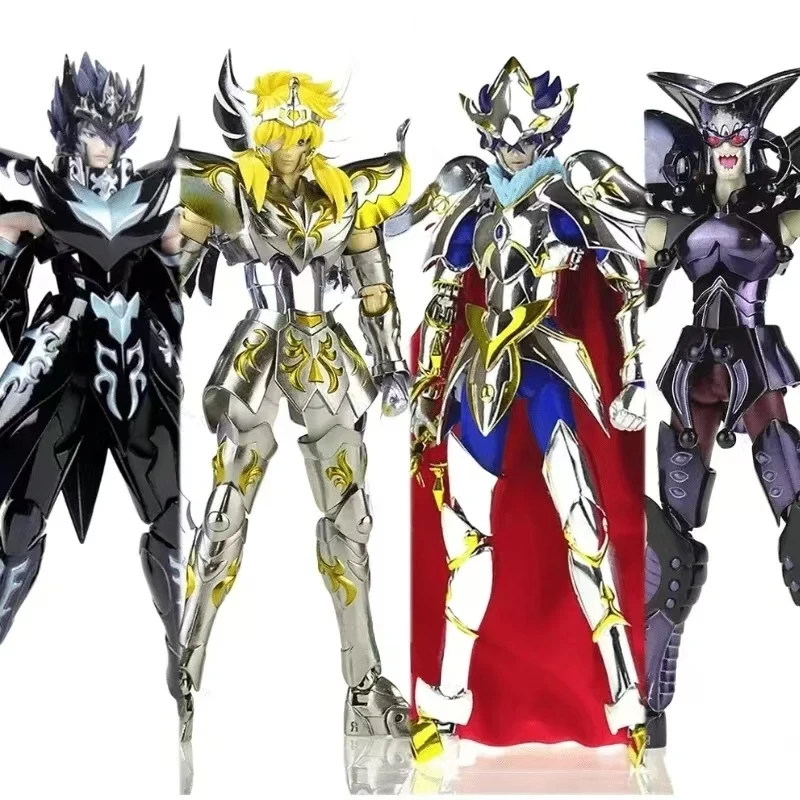 

In Stock ST Model Saint Seiya Myth Cloth EX SOG God Shiratori Hyoga Cygnus Metal Armor Zodiac Knight Action Figure Model Figure