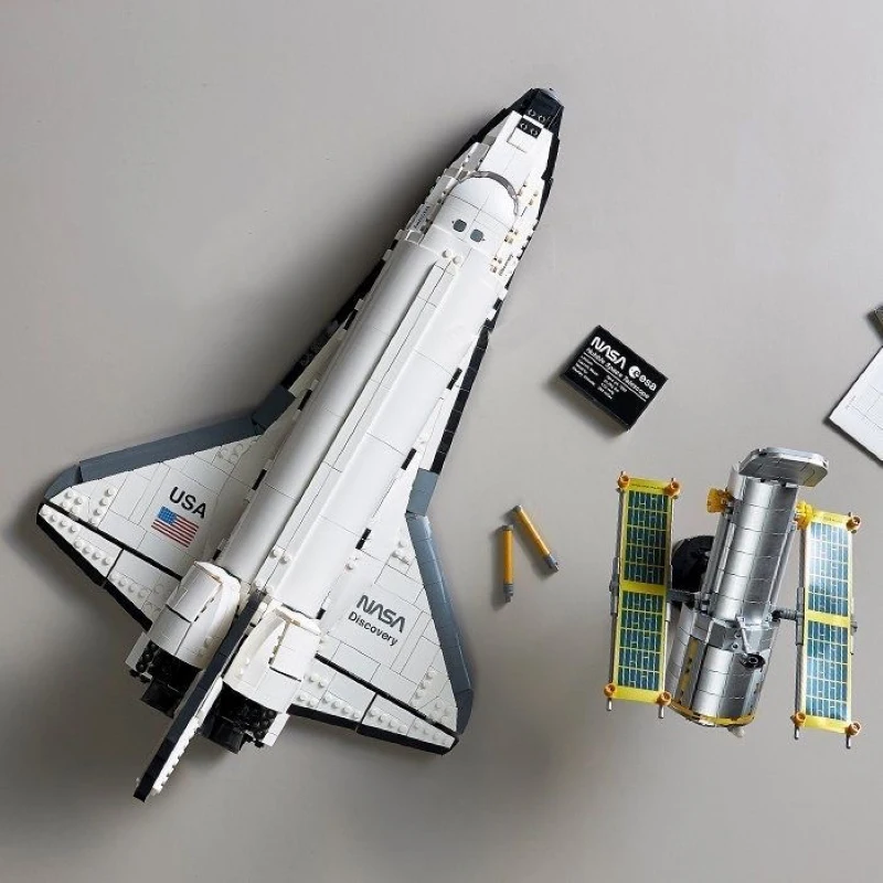 MINISO 2354PCS Space Shuttle Model Building Blocks Brick Toys Space Agency Aerospace Toys Kids Birthday Gift Compatible 10283