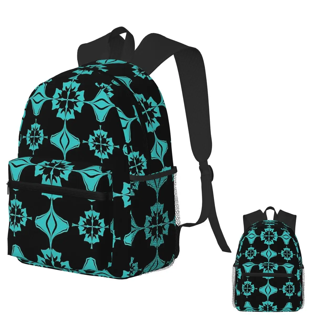 

Liquify Floral Dreamer Student Backpack School Bag Hiking Travel Daypack for Boys Girls Fashion Bookbag Shoulder Bags