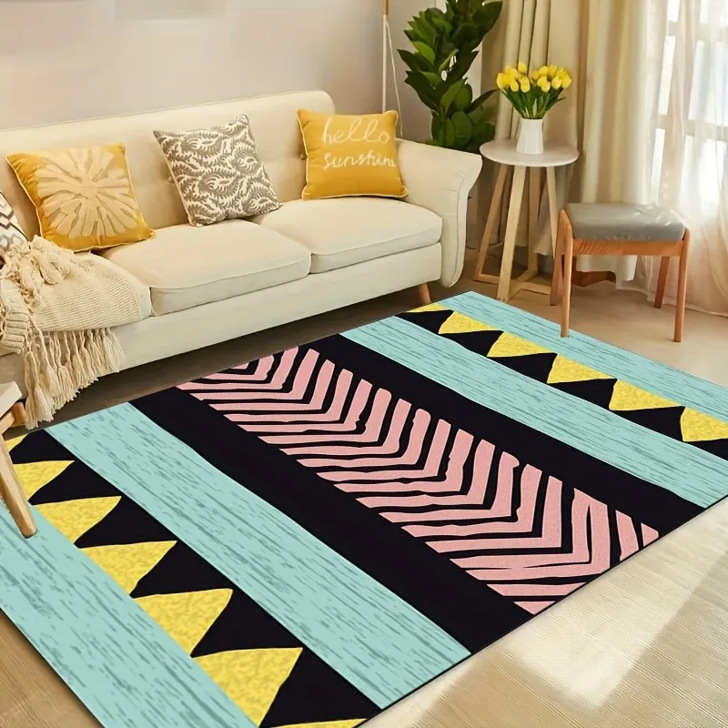 

Moroccan High Quality Carpet Living Room Sofa Bedroom Floor Cushion Bedside Rug Wear-Resistant Comfortable Soft Easy To Clean