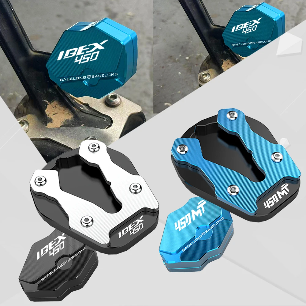 

Для CFMOTO 450MT MT450 Ibex 450 MT 2024 2025 мотоциклетный боковой штатив, боковой зажим, подставка, вспомогательное устройство, увеличенная подставка